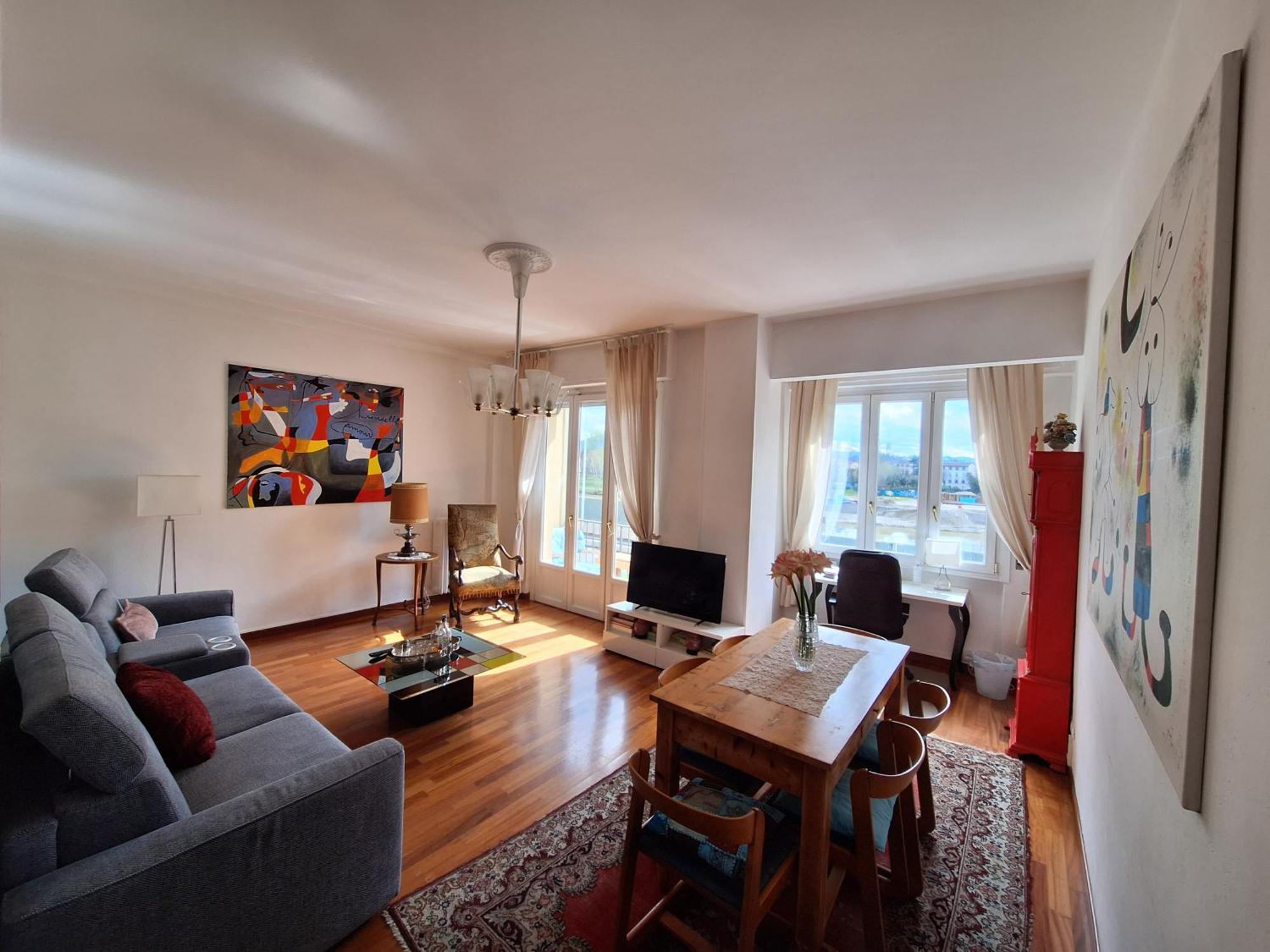 Arno River View Apartment Terraces, Free Parking Firenze Bagian luar foto