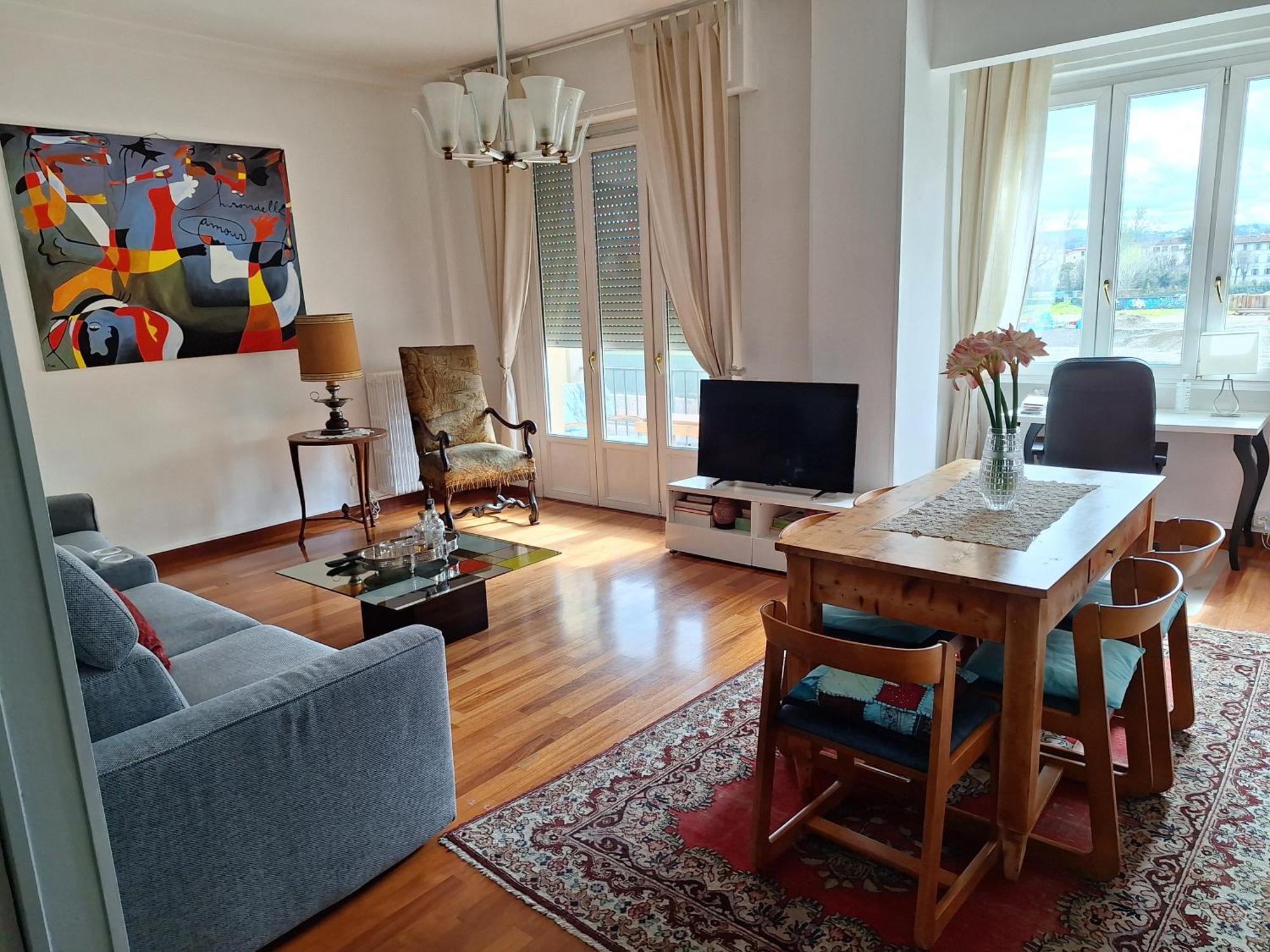 Arno River View Apartment Terraces, Free Parking Firenze Bagian luar foto